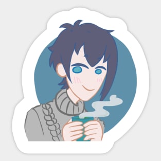 Mikazuki tea time Sticker